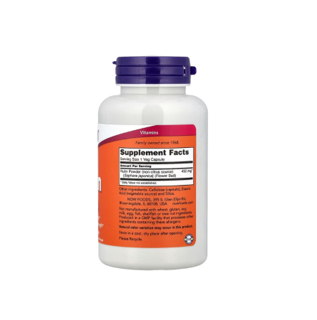 Rutin 450mg 100 capsules - NOW Foods [1]