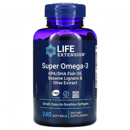 Omega & Ulei De Peste - Super Omega-3  Life Extension