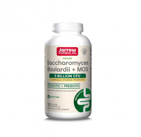 Pentru Digestie - Saccharomyces Boulardii + MOS 90 capsule - Jarrow Formulas