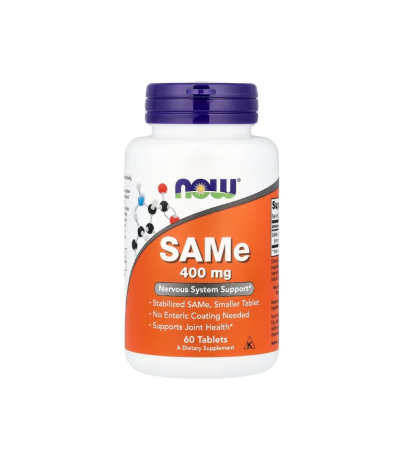 Oase & Articulatii - SAMe 400mg 60 tablete - NOW Foods