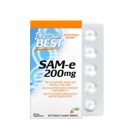 Oase & Articulatii - SAMe (Disulfate Tosylate) 200mg 60 Enteric Coated Tablets - Doctor's Best