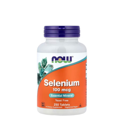 Minerale - Selenium 100mcg 250 tablete - NOW Foods