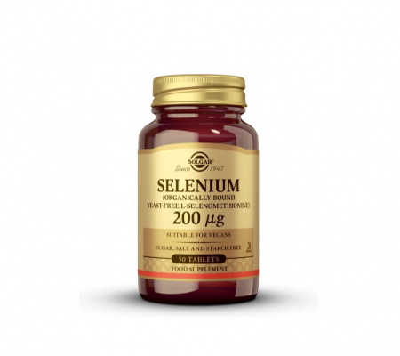 Solgar - Selenium 200µg 50 tablete - Solgar