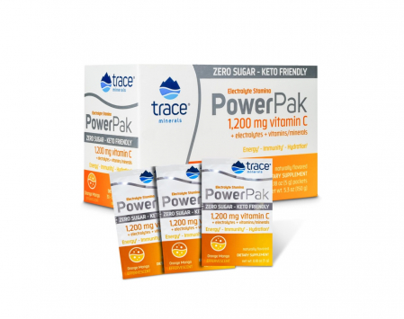 Imunitate - Stamina Power Pak  Zero Sugar Orange Mango 6,1g x 30 Stick Packets - Trace Minerals