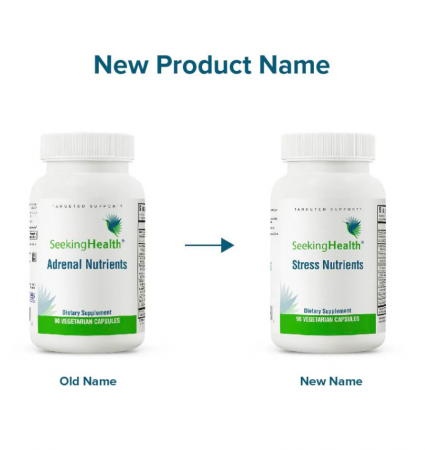 Stress (Adrenal) Nutrients 90 Capsule - Seeking Health [1]