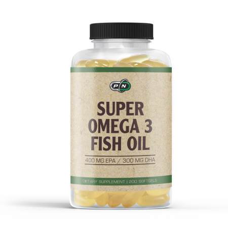 Omega & Ulei De Peste - Super Omega 3 1000mg 400EPA / 300DHA 200 capsule - Pure Nutrition