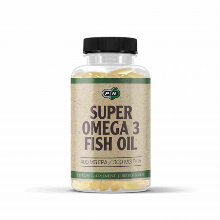 Omega & Ulei De Peste - Super Omega 3 1000mg 400EPA / 300DHA 50 capsule - Pure Nutrition