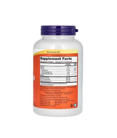 Super Omega 3-6-9 1200 mg 180 capsule moi - NOW Foods [1]