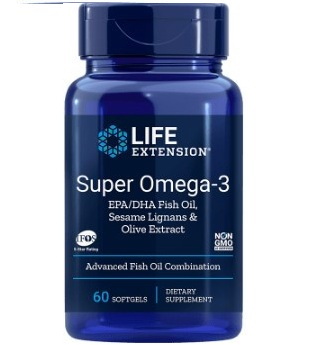 Omega & Ulei De Peste - Super Omega-3 EPA/DHA cu Sesan Lignans &Olive Extract
