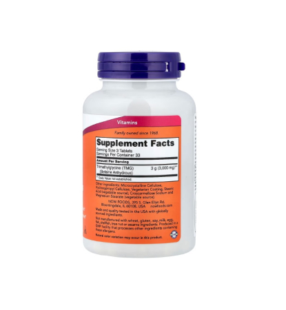 TMG Betaine 1000mg 100 tablete - NOW Foods [1]