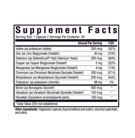 Trace Minerals Complex 30 Capsule - Seeking Health [1]