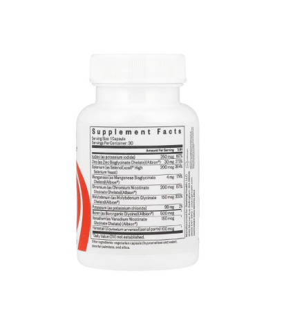 Trace Minerals Complex II Iron & Copper Free 30 Capsule - Seeking Health [1]