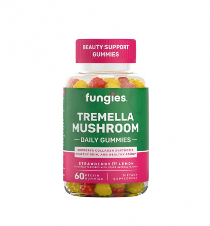 Fungies - Tremella Mushroom Strawberry and Lemon Flavors 60 jeleuri - Fungies
