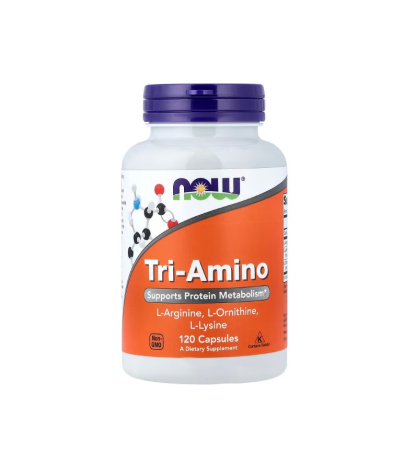 Controlul Greutatii & Sport - Tri-Amino 120 capsule - NOW Foods