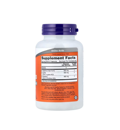 Tri-Amino 120 capsule - NOW Foods [1]