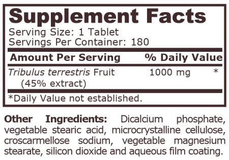 Tribulus Terrestris 180 tablete - Pure Nutrition [1]