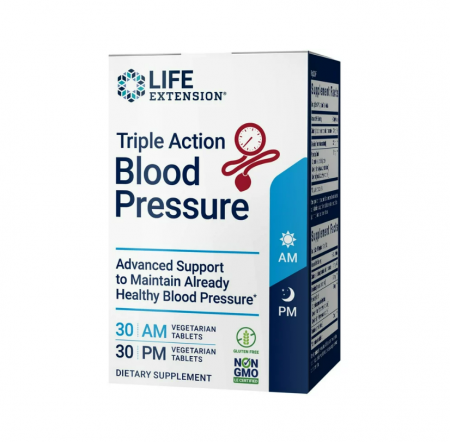 Somn - Triple Action Blood Pressure AM/PM 2 Pack x 30 Tablets - Life Extension