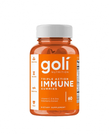 Vitamina C - Triple Action Immune Gummies 60 jeleuri  - Goli