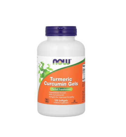 Producatori - Turmeric Curcumin Gels 120 capsule moi - NOW Foods
