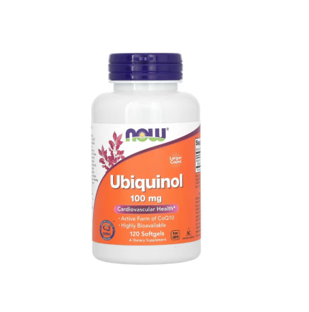 NOW Foods - Ubiquinol 100mg 120 capsule moi - NOW Foods