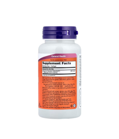 Ubiquinol 200mg Extra Strength 60 capsule moi - NOW Foods [1]