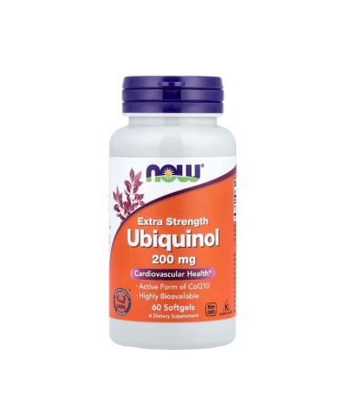 Inima - Ubiquinol 200mg Extra Strength 60 capsule moi - NOW Foods