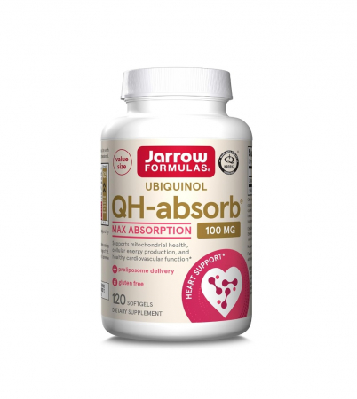 Jarrow Formulas - Ubiquinol QH-absorb 100mg 120 capsule moi - Jarrow Formulas