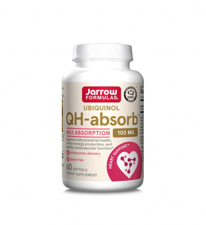Jarrow Formulas - Ubiquinol QH-absorb 100mg 60 capsule moi - Jarrow Formulas