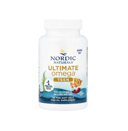 Ultimate Omega 2X TEEN 12-18 ani Strawberry 60 Capsule - Nordic Naturals [2]