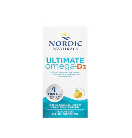 Vitamine - Ultimate Omega-D3 1280mg Lemon