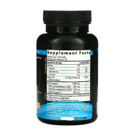Ultimate Omega-D3 Sport 60 Soft Gels - Nordic Naturals [1]