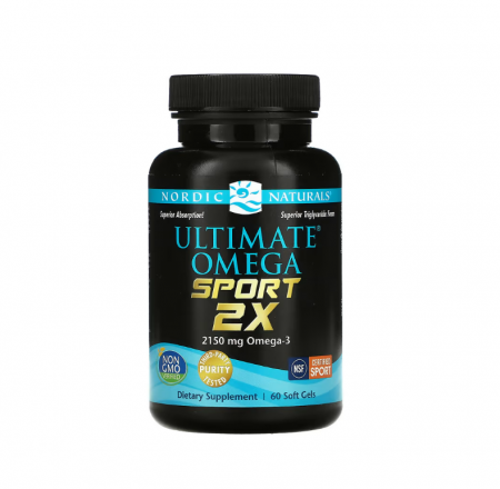 Controlul Greutatii & Sport - Ultimate Omega Sport 2x 1075mg 60 Soft Gels - Nordic Naturals