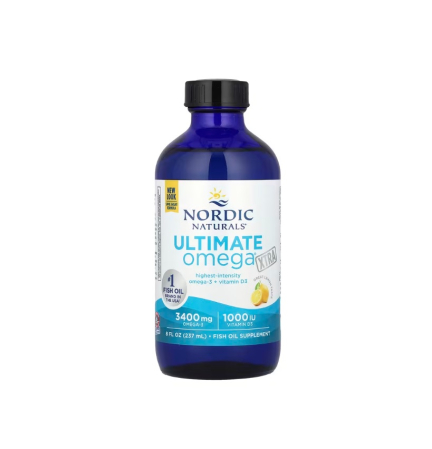 Imunitate - Ultimate Omega Xtra 3400mg Lemon 237ml - Nordic Naturals