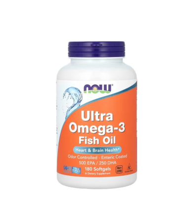 NOW Foods - Ultra Omega-3 500 EPA / 250 DHA 180 capsule moi - NOW Foods