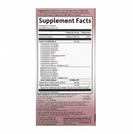 Urinary Tract+ Dr. Formulated Probiotics 60Capsules - Garden of Life [1]