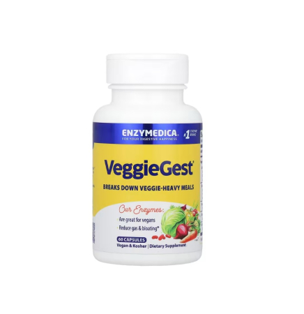 Pentru Digestie - VeggieGest 60 Capsule - Enzymedica