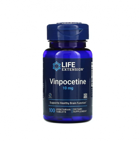Creier & Memorie - Vinpocetine 10mg 100 Tablete - Life Extension