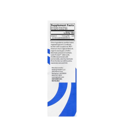 Vitamin A Drops 2500IU 30ml - Seeking Health [1]