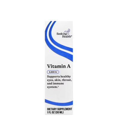 Pentru Femei - Vitamin A Drops 2500IU 30ml - Seeking Health