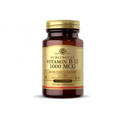 Vitamina B - Vitamin B12 1000mg 100 tablete masticabile - Solgar