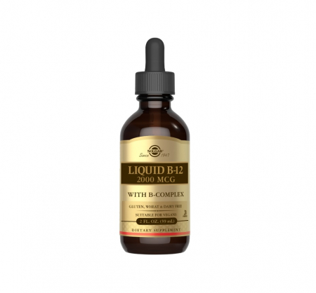 Vitamina B - Vitamin B12 2000mcg with B-Complex 59ml - Solgar