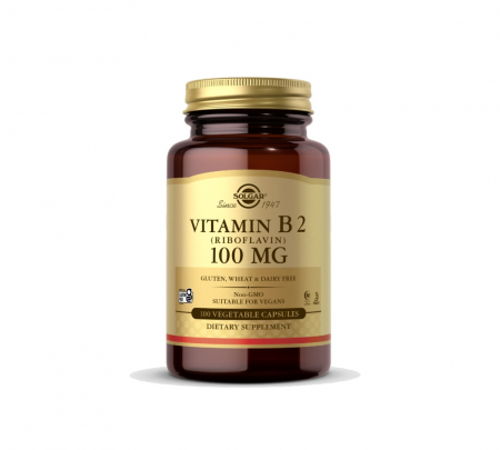 Vitamina B - Vitamin B2 (Riboflavin) 100mg 100 capsule vegetale - Solgar