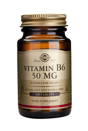 Vitamina B - Vitamin B6 50MG 100 tablete - Solgar