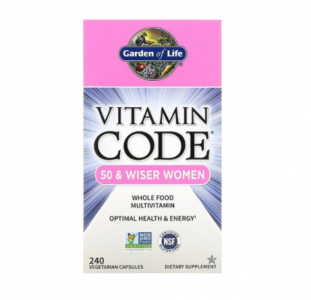 Multivitamine - Vitamin Code 50 and Wiser Women's Multi Capsules 240 Capsule - Garden Of Life