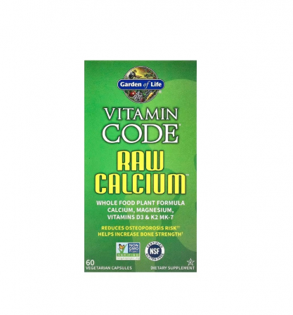 Minerale - Vitamin Code Raw Calcium 60 capsule vegetale - Garden of Life