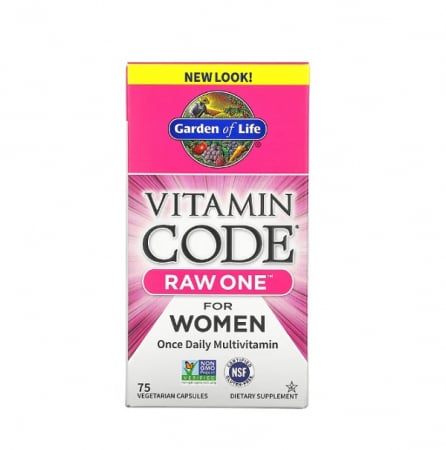 Pentru Femei - Vitamin Code RAW One for Women 75Capsules - Garden of Life