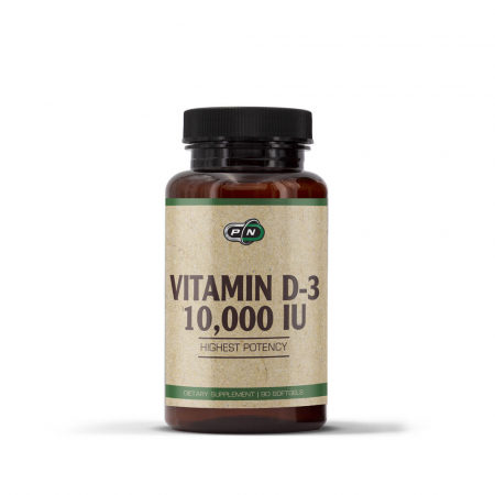 Pure Nutrition USA - Vitamin D-3 10000 IU Highest Potency - 90 capsule moi - Pure Nutrition