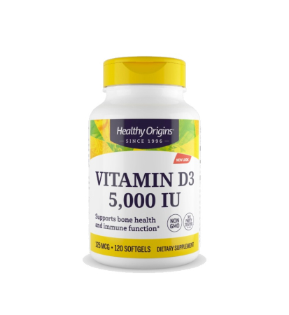 Healthy Origins - Vitamin D3 5,000 IU 360 softgels - Healthy Origins