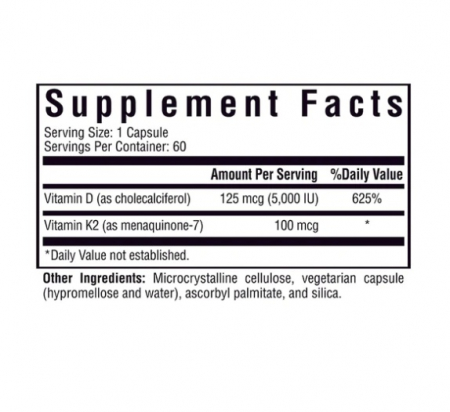 Vitamin D3 + K2 60 Capsule - Seeking Health [1]