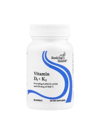 Vitamina K - Vitamin D3 + K2 60 Capsule - Seeking Health